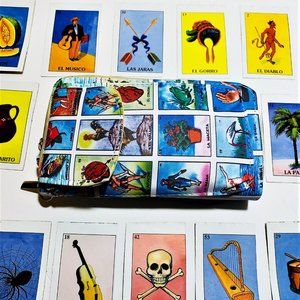 Loteria Clutch Wallet Mexican Bingo Wristlet